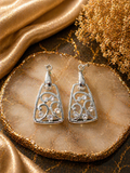 Crystal Filigree Drop Earrings