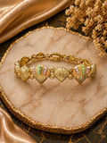 Golden Seashell Charm Bracelet