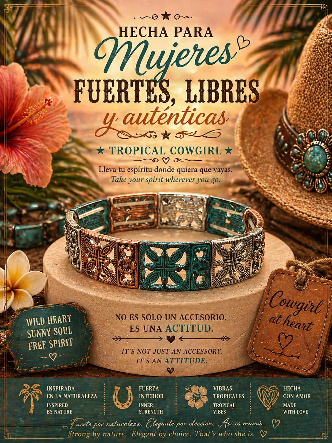 Southwestern Mosaic Stretch Bracelet