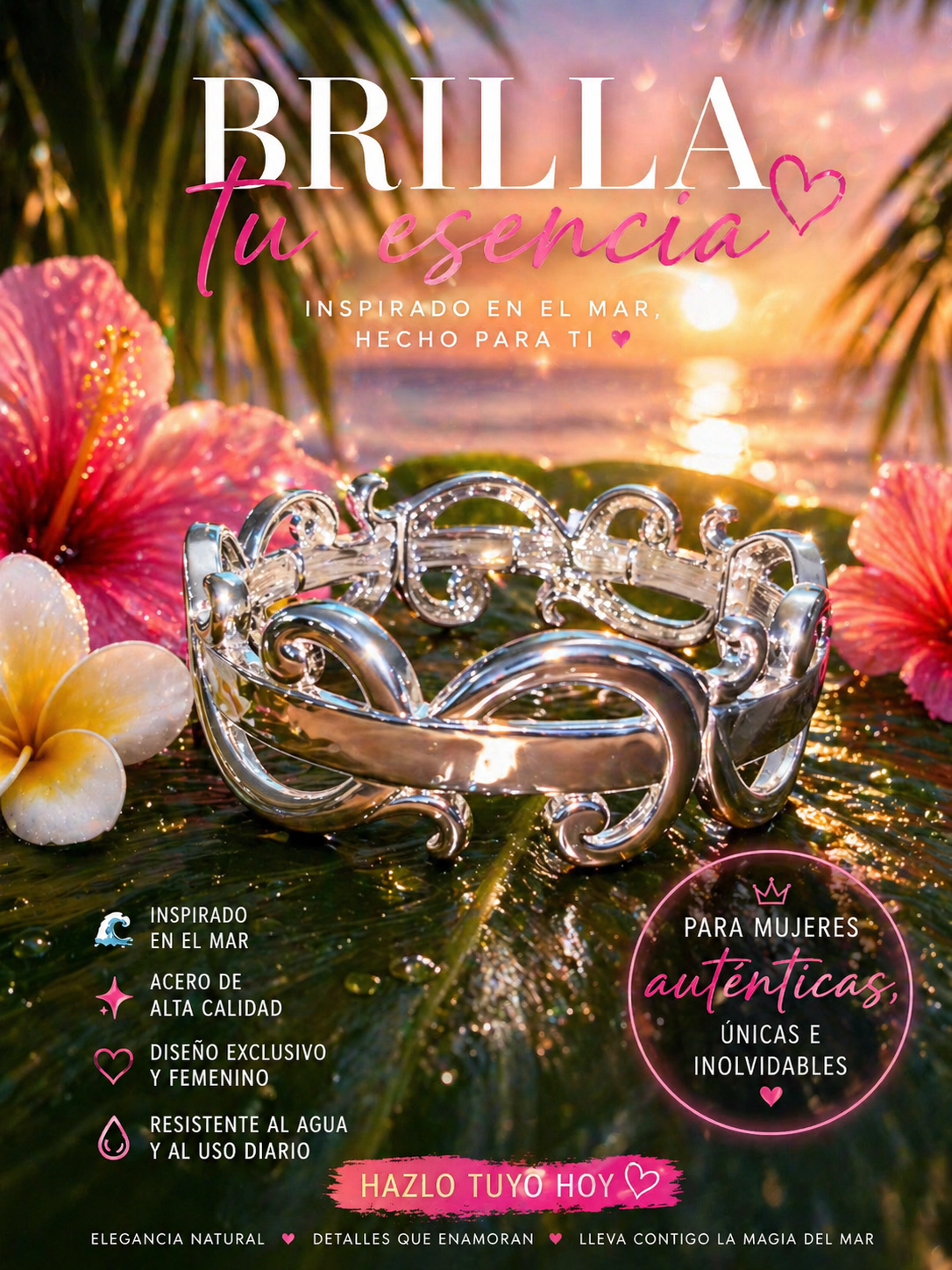 Ocean Grace Bracelet – Timeless Coastal Elegance