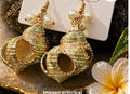 Ocean Treasure Shell Drop Earrings